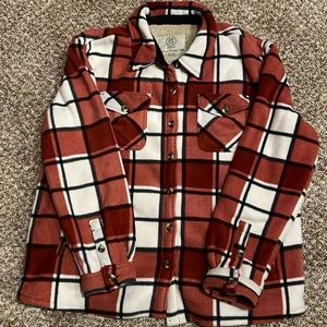 NWOT Sherpa Lined Shacket (XL)